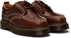 Dr. Martens Brown Lowell Leather Moc Toe Derbys