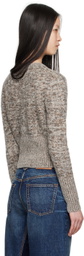 Stella McCartney Beige Crewneck Cardigan