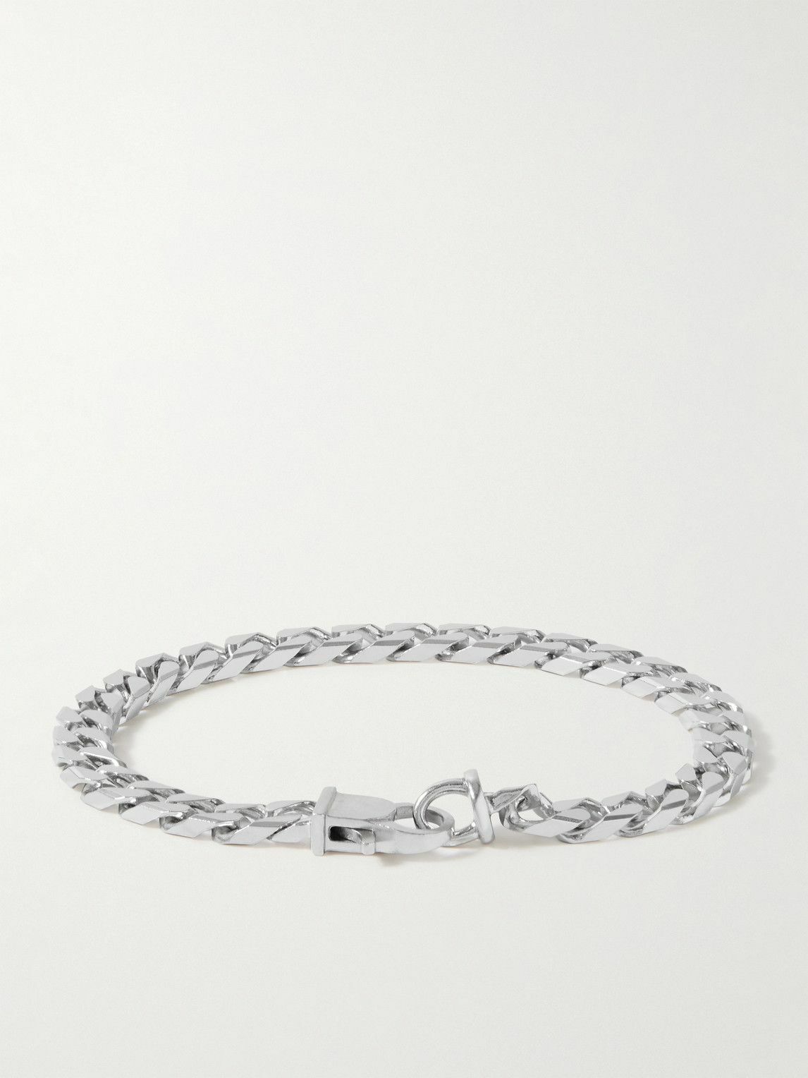 Tom Wood - Frankie Rhodium-Plated Chain Bracelet - Silver Tom Wood - Frankie Rhodium-Plated Chain Bracelet - Silver