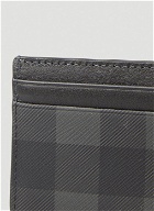 Sandon Check Card Holder in Grey