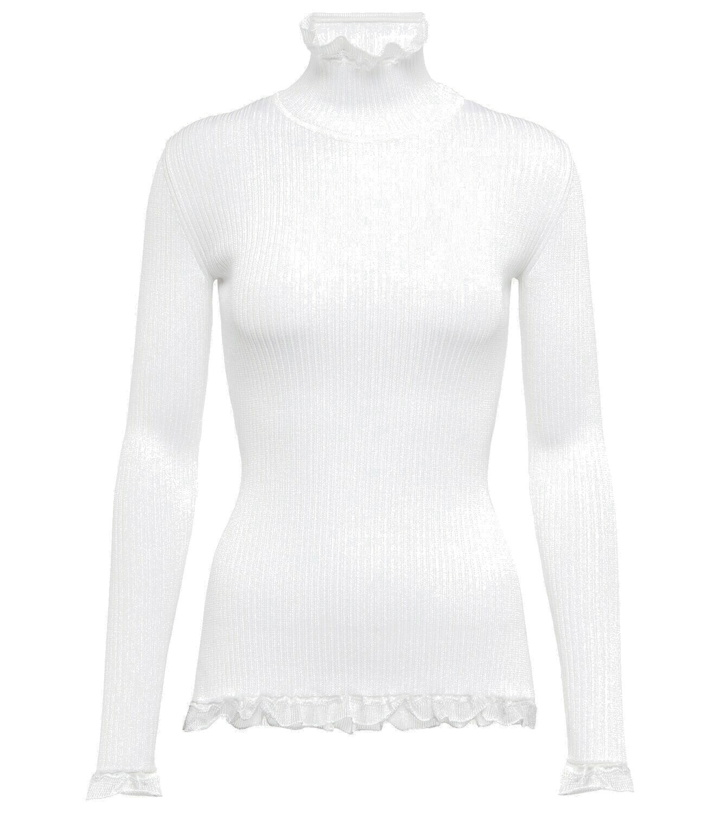 Photo: Alaïa Frill-trimmed sweater