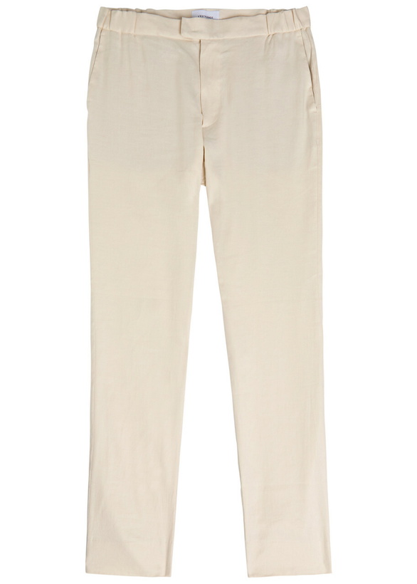 Photo: Lestrange The 24 Linen-blend Trousers White