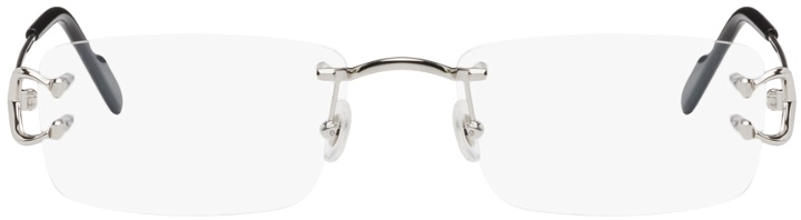 Photo: Cartier Silver Rectangular Glasses