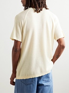 God's True Cashmere - Bubble Distressed Cashmere-Gauze T-Shirt - Neutrals