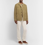 Massimo Alba - Cotton-Corduroy Jacket - Sage green