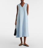 Asceno Nisha linen midi dress