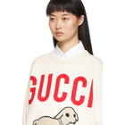 Gucci Off-White Oversized Lamb Sweatshirt