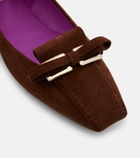 Roger Vivier Trompette suede ballet flats
