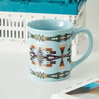 Pendleton Ceramic Mug in Aqua