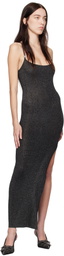 MISBHV Black Knitted Long Maxi Dress
