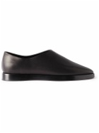 Fear of God - Eternal Collapsible-Heel Leather Loafers - Black