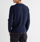 Inis Meáin - Donegal Merino Wool and Cashmere-Blend Sweater - Blue