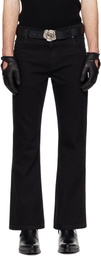 Ernest W. Baker Black Flare Jeans