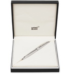 Montblanc - Meisterstück Geometry Solitaire LeGrand Platinum-Plated Ballpoint Pen - Silver