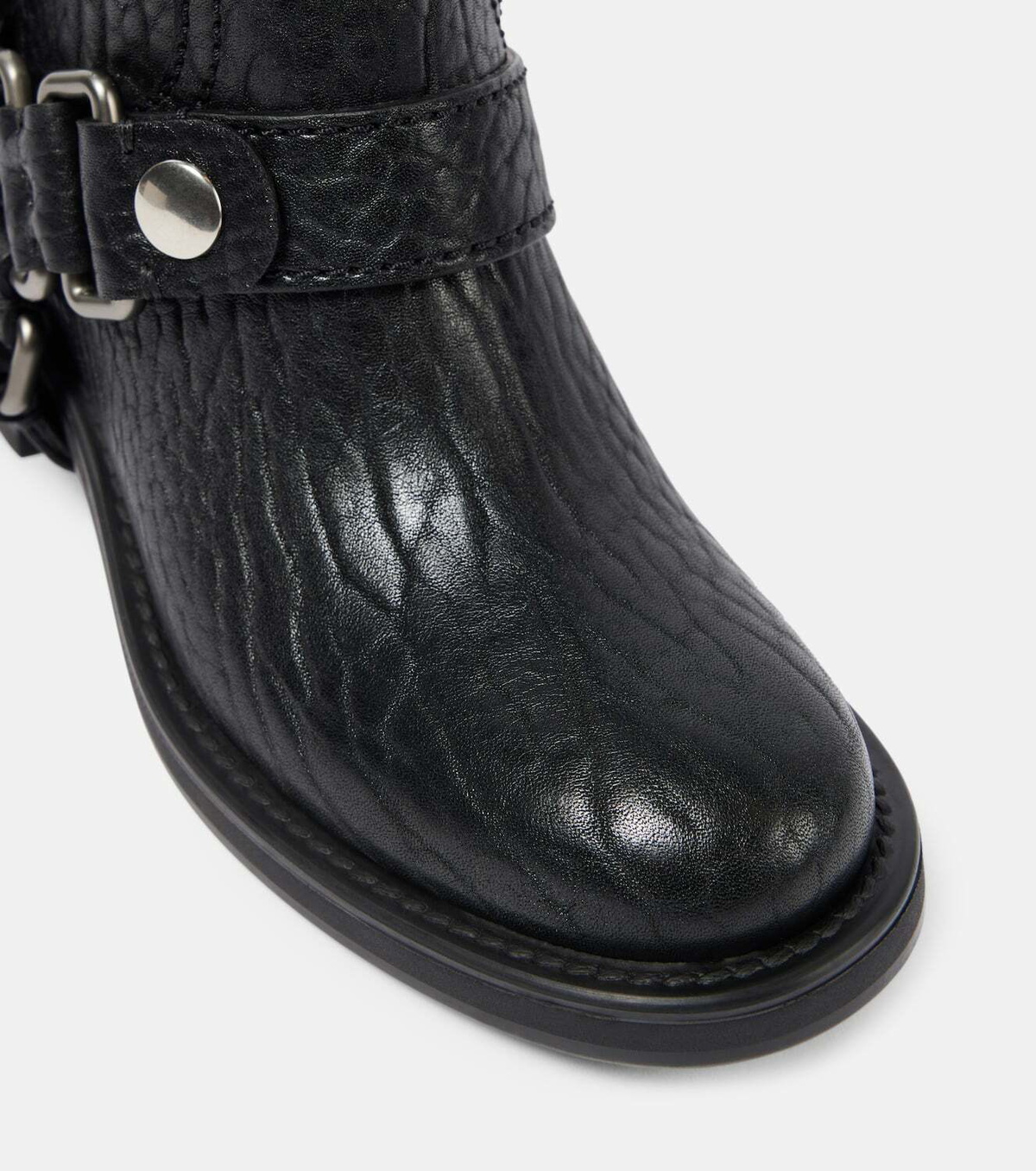 Miu Miu Leather biker boots Miu Miu
