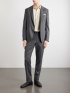 Lardini - Straight-Leg Wool Suit Trousers - Gray
