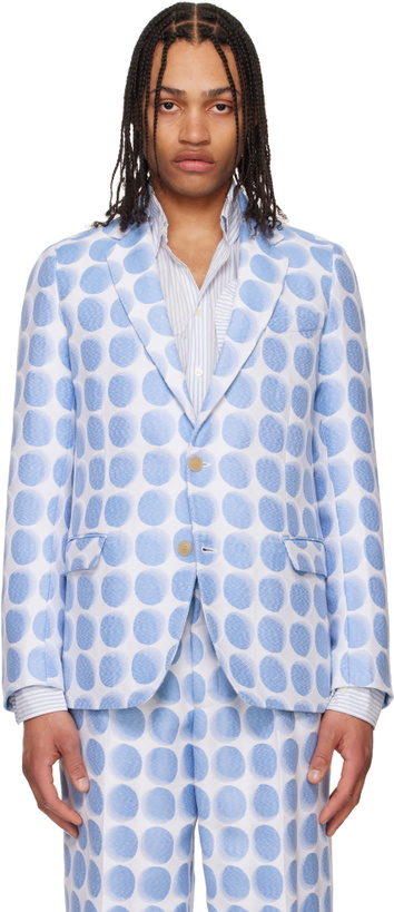 Photo: Walter Van Beirendonck Blue Sharp Blazer