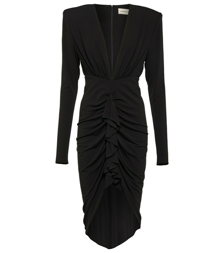 Photo: Alexandre Vauthier Draped jersey midi dress