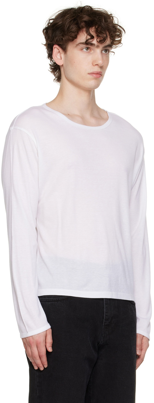Second/Layer White Dias Cortez Long Sleeve T-Shirt Second/Layer