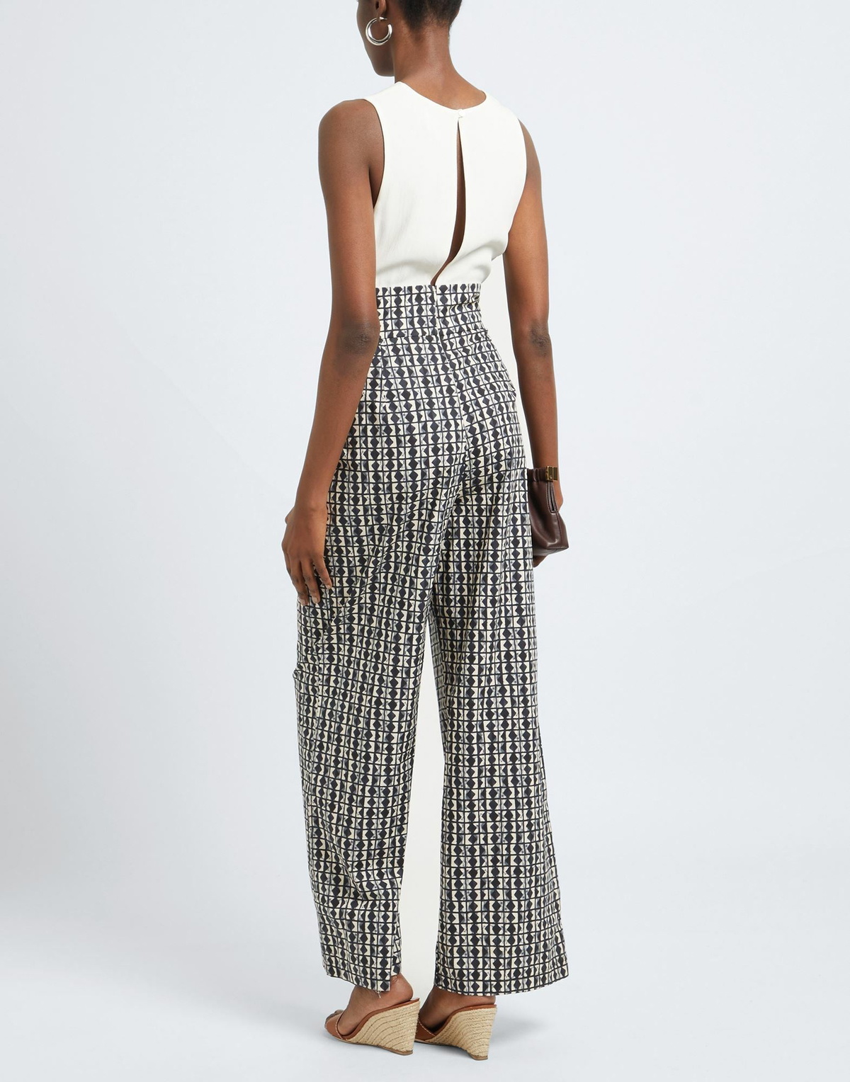 Alessia Santi Womens Jumpsuit Cream