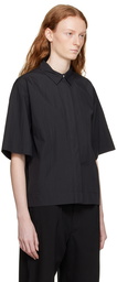 CO Black Covered Placket Shirt