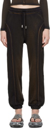 Eckhaus Latta Black Paneled Lounge Pants