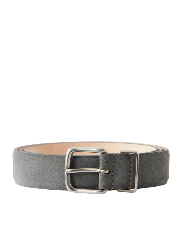 Photo: Déhanche - Jorre 2.5cm Suede Belt - Gray