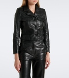 Dorothee Schumacher Cropped leather jacket