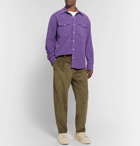 Isabel Marant - Vigo Cotton-Corduroy Western Shirt - Men - Purple