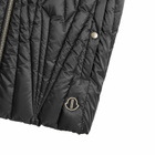 Rick Owens x Moncler Geocamo Flight Ziplock Hooded Vest in Black