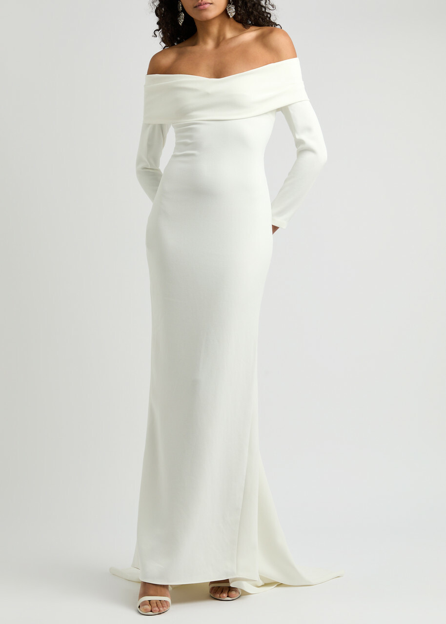 GraceCotton-BlendLongDress 　オフホワイトS Eco Lindsey Linen Trench Dress | GUESS