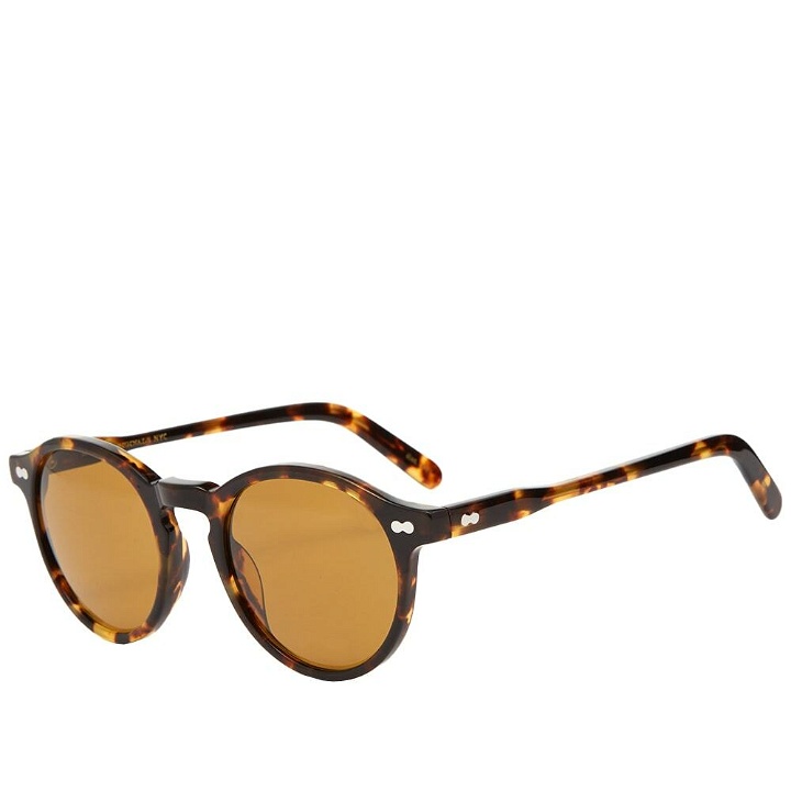 Photo: Moscot Miltzen Sunglasses in Cosmitan Brown