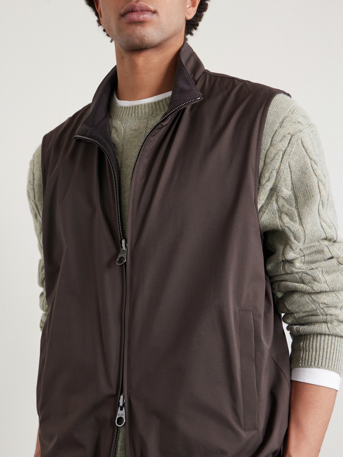 Loro Piana - Slim-Fit WindWish™ Gilet - Brown