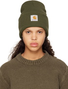 Carhartt Work In Progress Green Watch Beanie