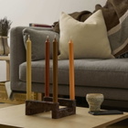 ferm LIVING Newel Modular Candle Holder - Set of 4 in Rosso 