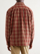 FrizmWORKS - Checked Cotton Shirt - Orange