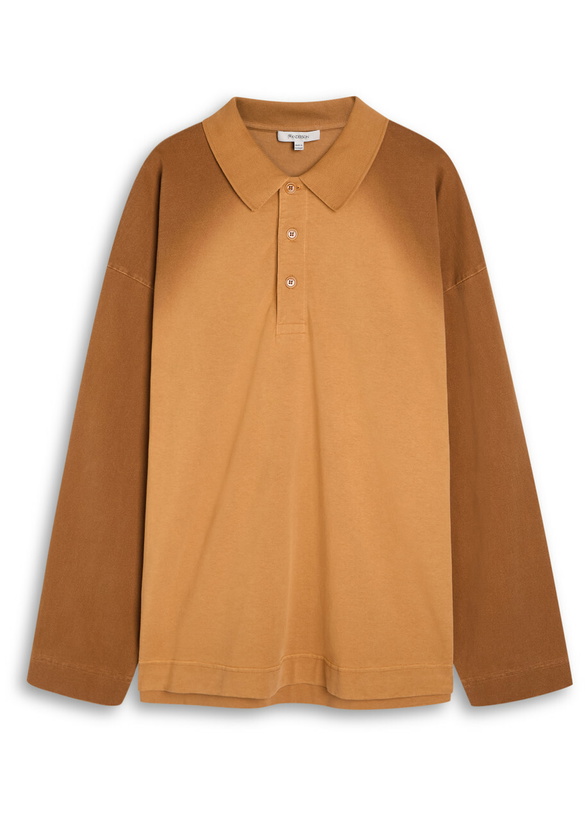 Photo: JW Anderson Cotton Rugby Shirt Brown