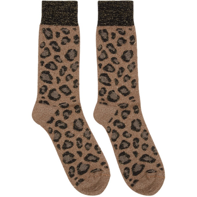 Photo: Versace Beige Animalier Socks
