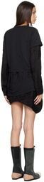 Comme des Garçons Black Layered Minidress