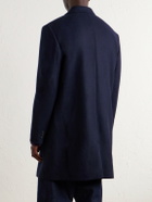 Portuguese Flannel - Wool-Twill Coat - Blue