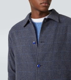 God's True Cashmere Checked cashmere overshirt