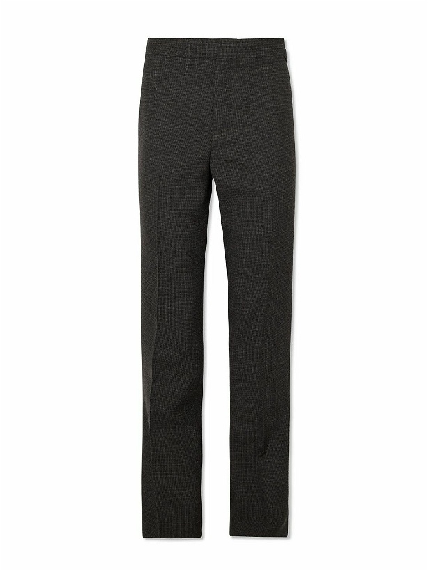 Photo: Kingsman - Straight-Leg Puppytooth Wool Suit Trousers - Gray