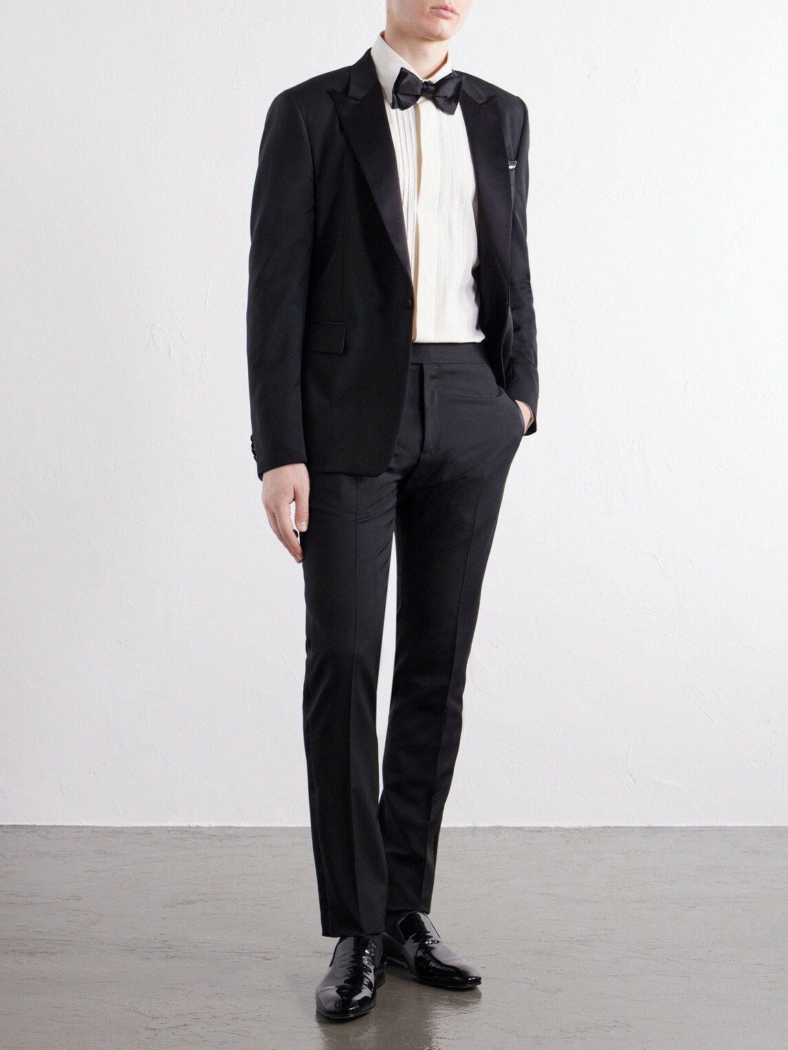 Paul Smith - Wool and Mohair-Blend Suit Jacket - Black