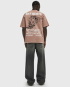 Pleasures 9th STREET TEE Brown Mens Shortsleefe