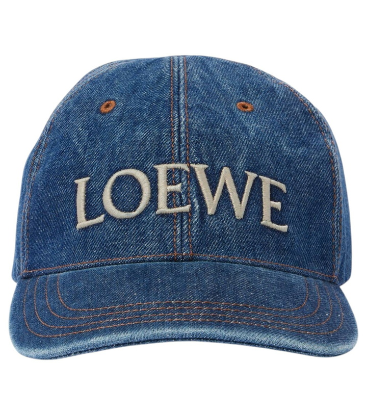 Photo: Loewe Logo denim baseball cap