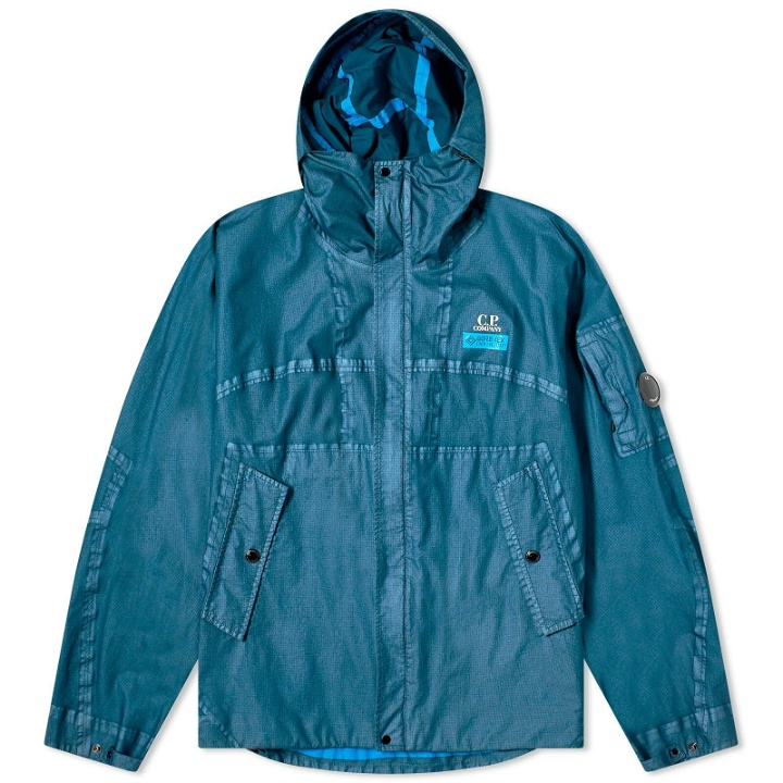 Photo: C.P. Company Men's Gore G-Type Hooded Jacket in Ink Blue