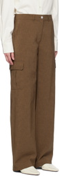 Theory Brown Six-Pocket Cargo Pants