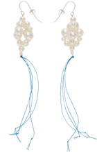Bleue Burnham White Hanging Antique Pearl Earrings
