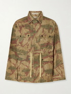 MANAAKI - Niha Camouflage-Print Denim Jacket - Green