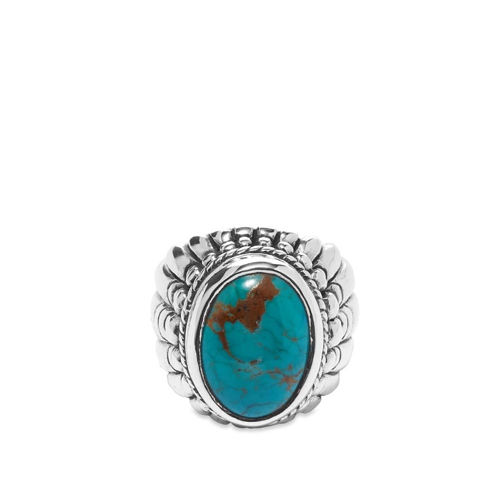 Photo: The Great Frog Large Feather Turquoise Ring